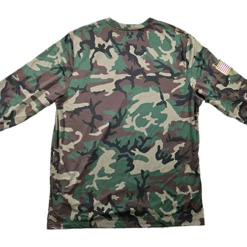 Jordan DriFit Michigan Wolverines Military Appreciation Camo Long Sleeve XL Mens